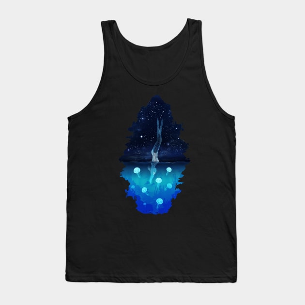 Jellyfish diver Tank Top by secondskin